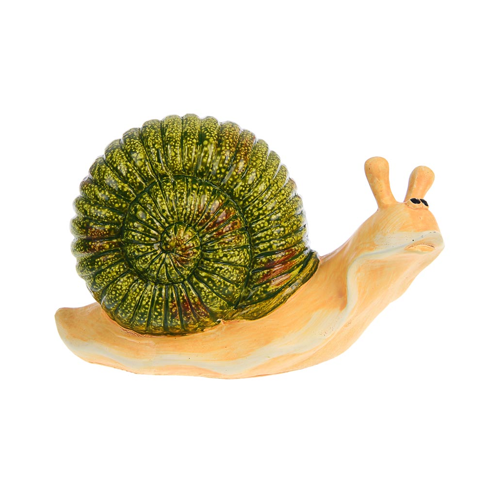 Фигурка садовая "Улитка" тм INBLOOM, 20х10х12см, магнезия - #2