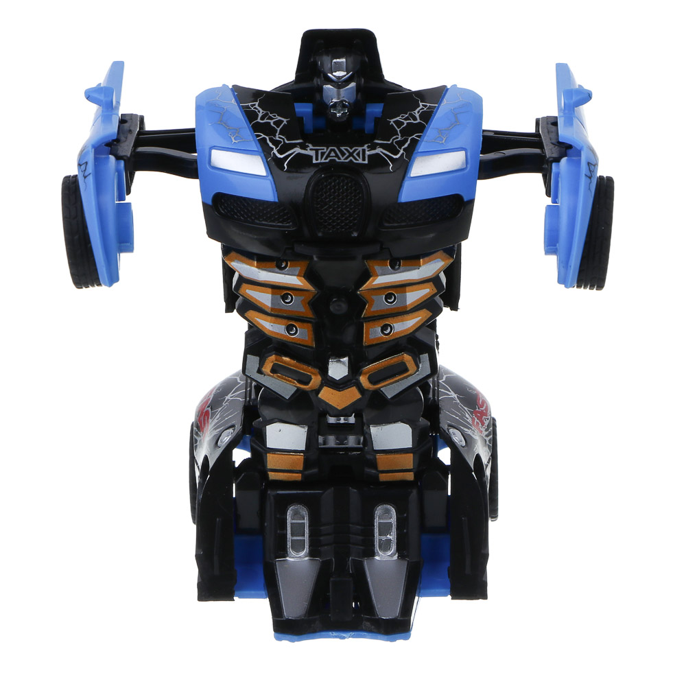 ИГРОЛЕНД Робот трансформирующийся "Герой города", инерция, ABS, 5,5х12,5х3,8 см, 3 дизайна - #6