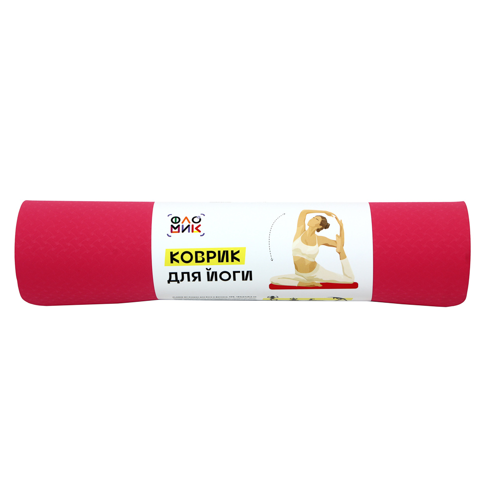 FLOMIK BY Коврик для йоги и фитнеса, TPE, 183х61х0,6см - #7