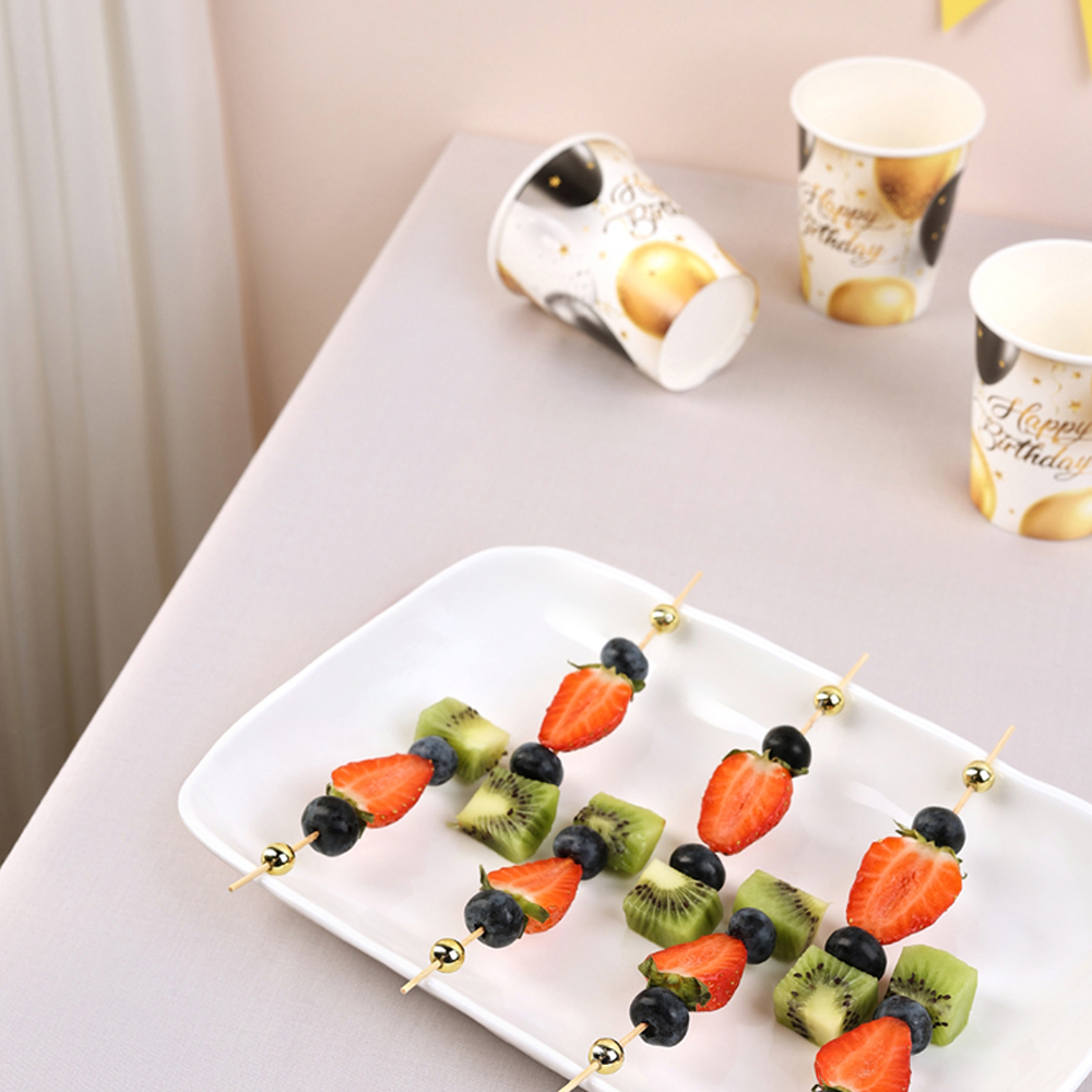 Шпажки для канапе тм Fntastic, 24шт, 12см, дерево, пластик - #6