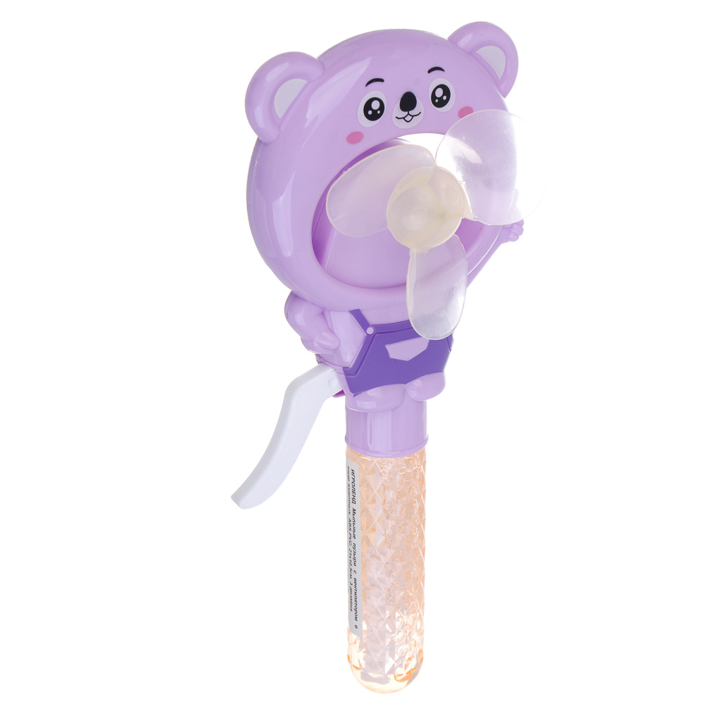 Мыльные пузыри с вентилятором в виде животных, ИГРОЛЕНД, PP,PET, мыл. раствор 30мл - #5