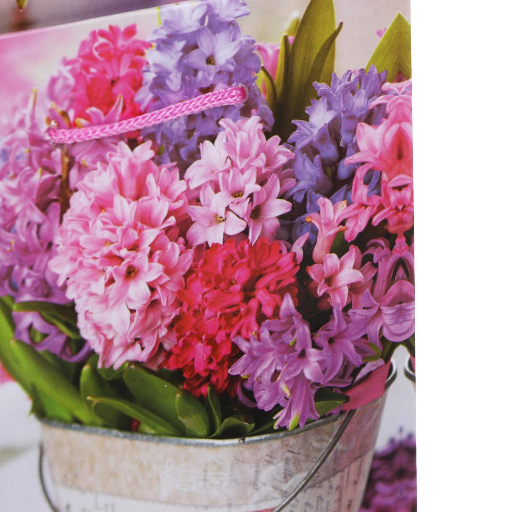 LADECOR Пакет подарочный, бумажный, 12x15x6 см, 4 дизайна, букеты - #3