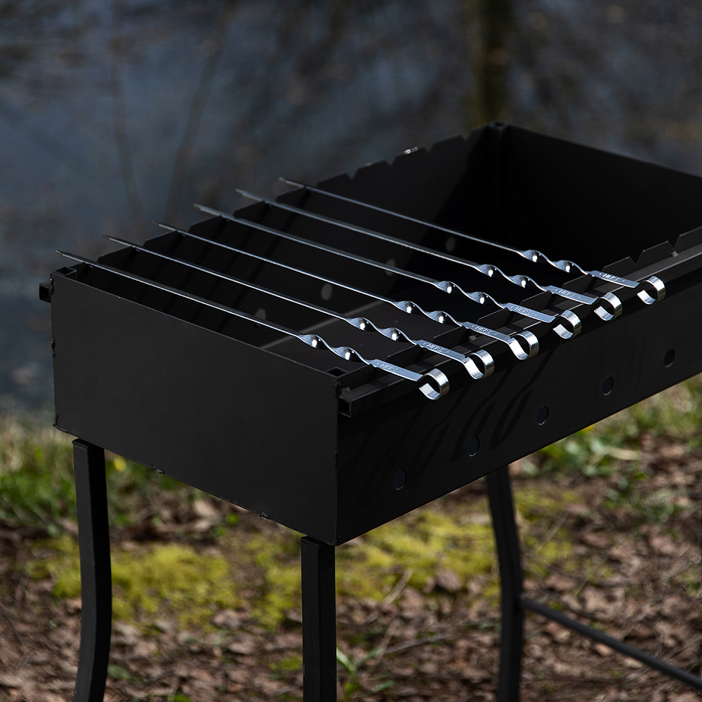 GRILLBOOM Набор шампуров в блистере, 6шт, 45х1x0,18см - #7