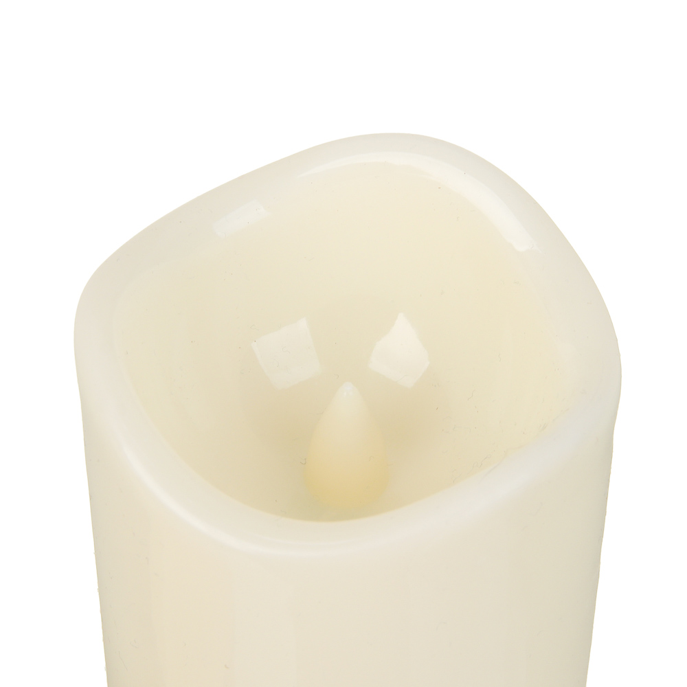 СНОУ БУМ Набор 3шт, светильник декор.LED в виде свечи,7,5х7,5/11,5/15см,PP,3хAАА,13 режимов,пульт ДУ - #4