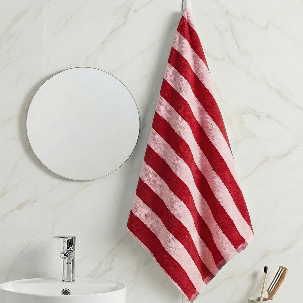 Полотенце махровое тм PROVANCE Черри 70х130см, 380 г/м2, 100% хлопок, 2 дизайна - #6