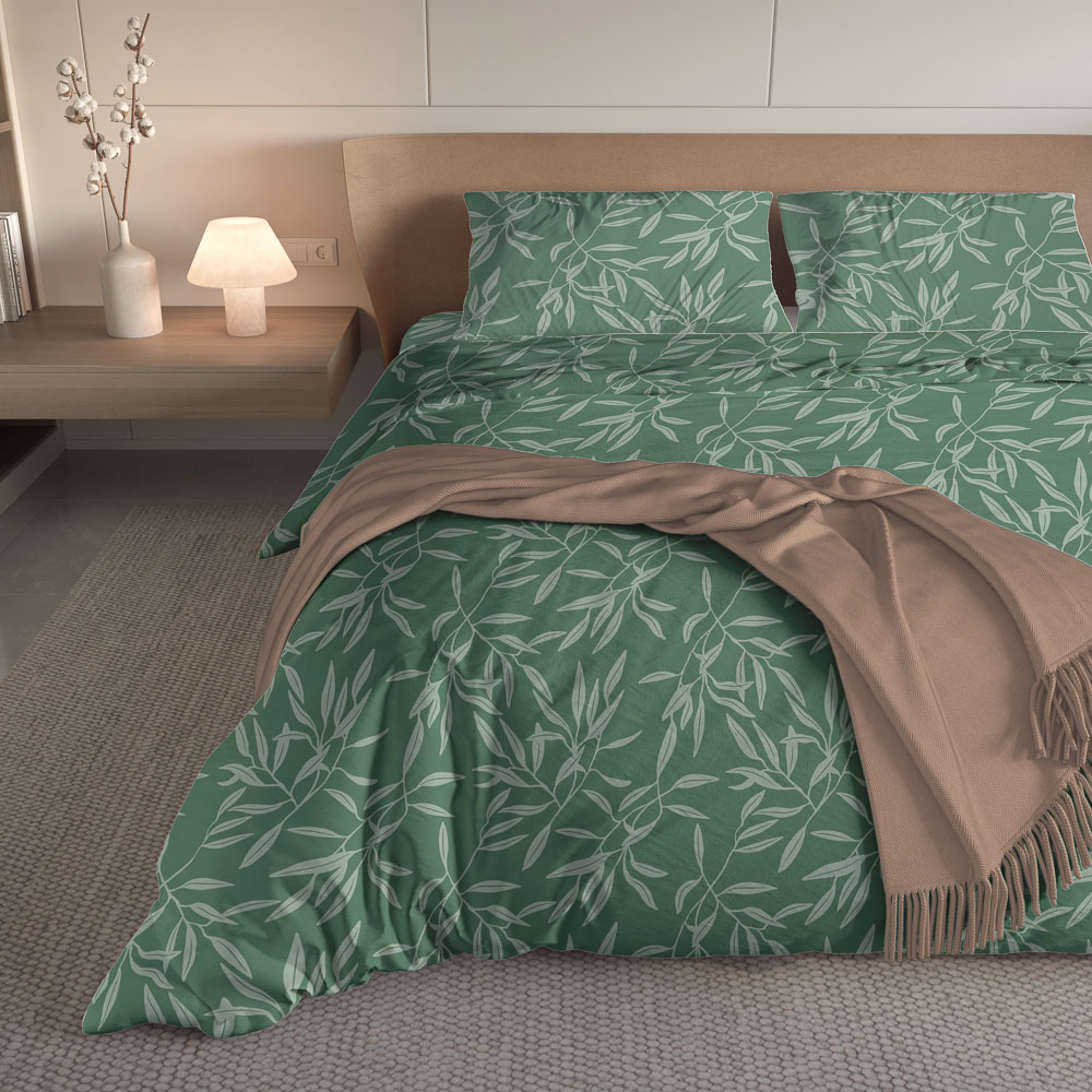 PROVANCE Мосс Комплект постельного белья 1,5 (4 предмета), микросатин, 100% полиэстер, 2 дизайна - #2