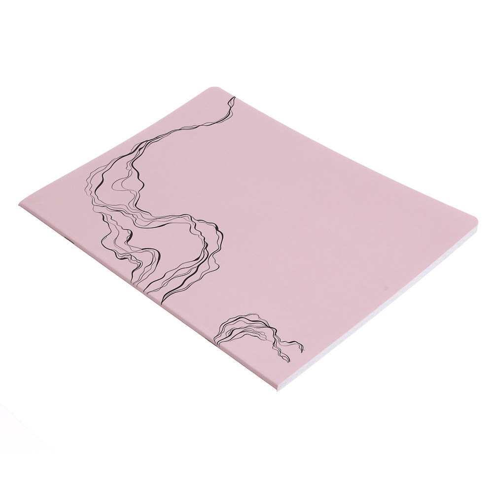 Тетрадь общая "Botanica", формат А4, 48л. в клетку, на скобе, скругленные углы, в ассортим. - #18