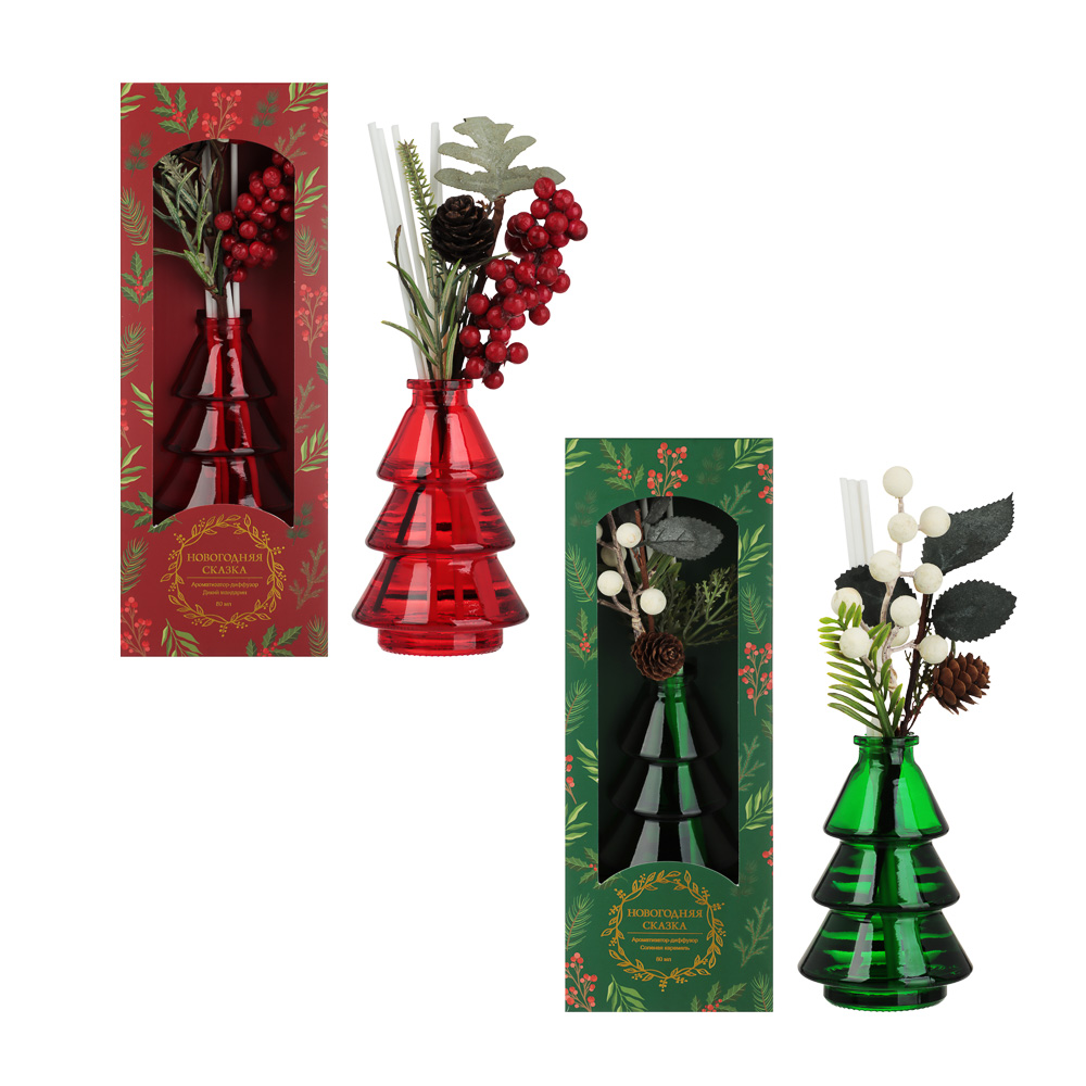 NEW GALAXY Ароматизатор-диффузор 80 мл, дикий мандарин, соленая карамель - #1