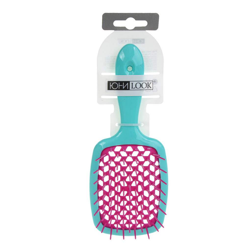 Расческа массажная тм ЮНИLOOK, 20,5см, ТПЭ, AБС пластик, 6 цветов - #1