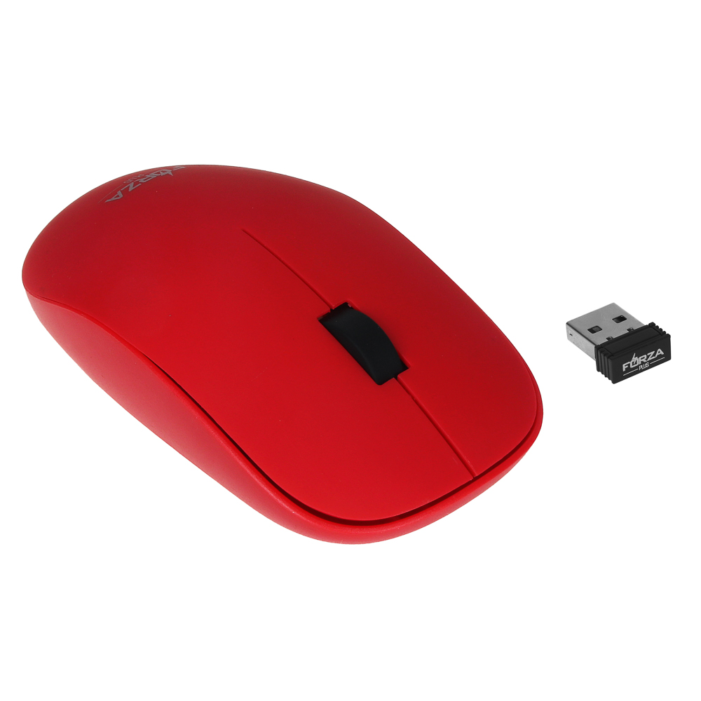 FORZA Компьютерная мышь беспроводная, 800/1200/1600DPI, 2.4GHz, 1xAA, Soft Touch, 4 цвета - #3