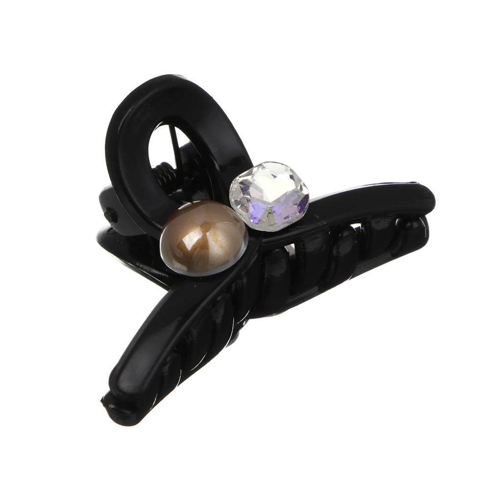 Краб для волос, тм ЮНИLOOK, 4,5см, пластик, 3 дизайна, #12 - #2