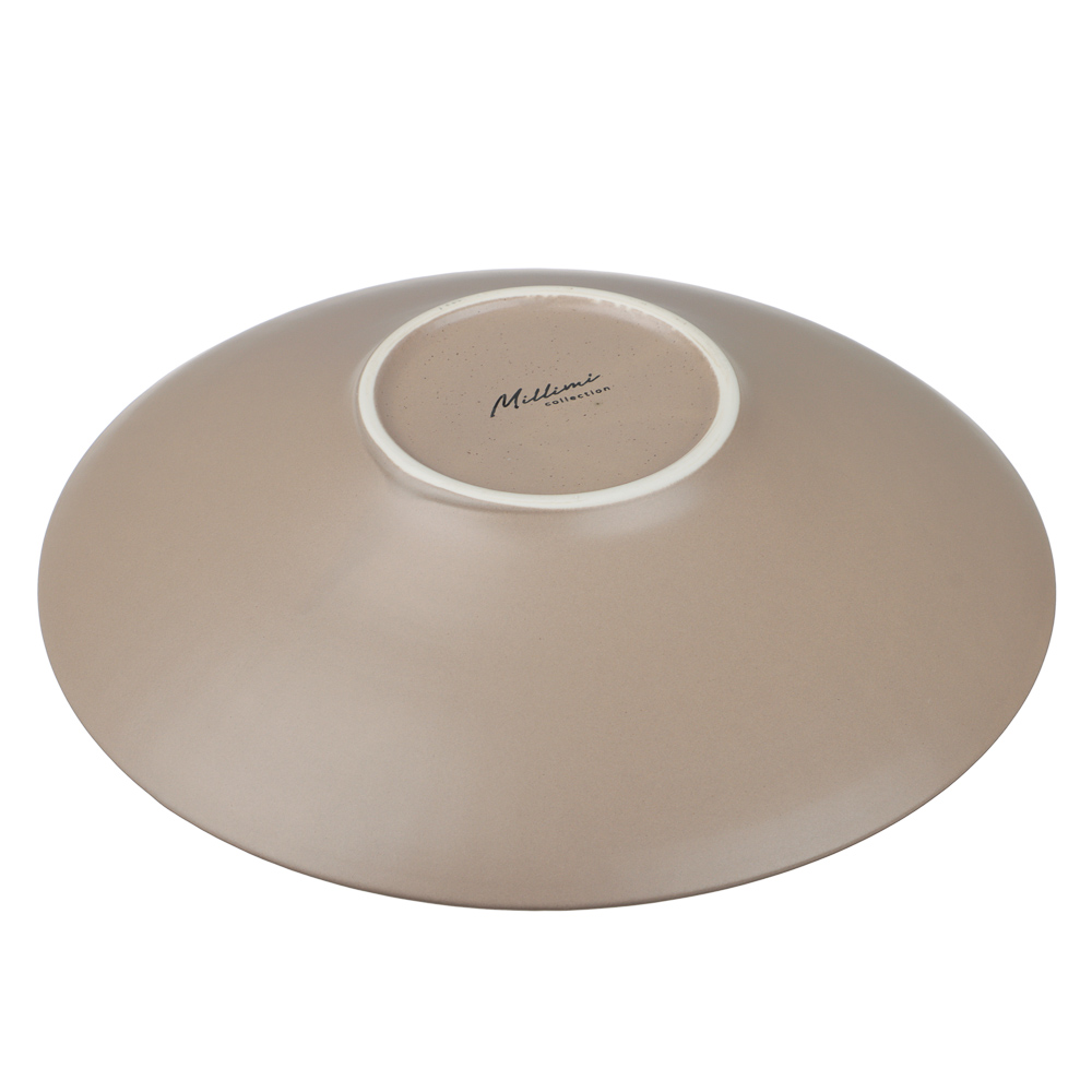 Салатник Лусия тм MILLIMI, 21,3см, фарфор, кофейный - #6