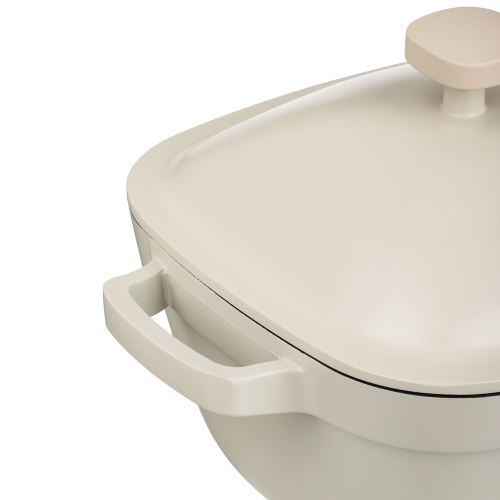 SATOSHI Мулон Кастрюля с крышкой литая 3,0л, d20x10см, антипригарное покрытие, индукция - #3