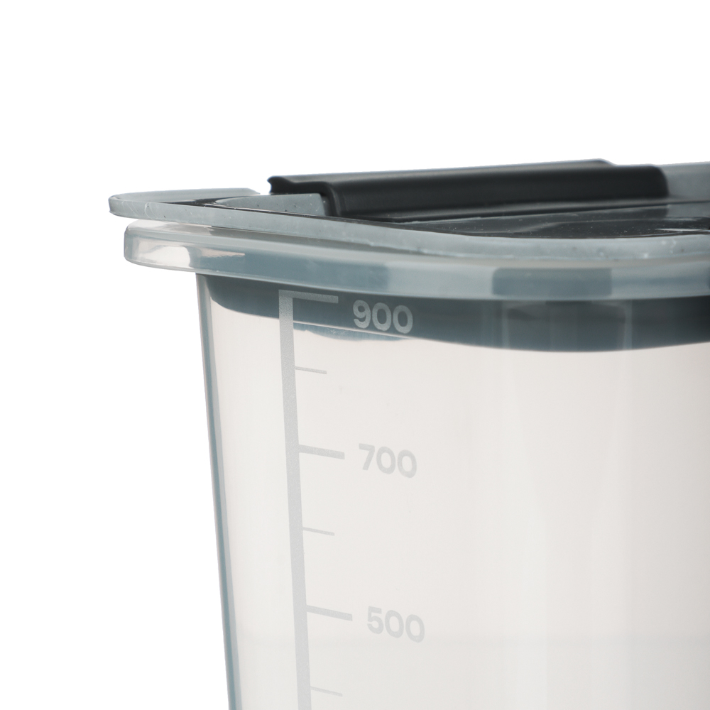 Контейнер герметичный с защелками для сыпучих продуктов 1000мл, пластик - #2