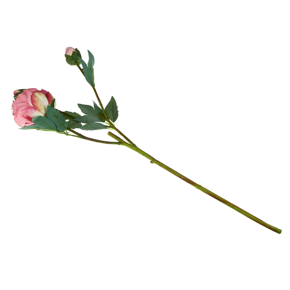 LADECOR Цветок декоративный в виде пионов, пластик, 60 см, 2 цвета - #3