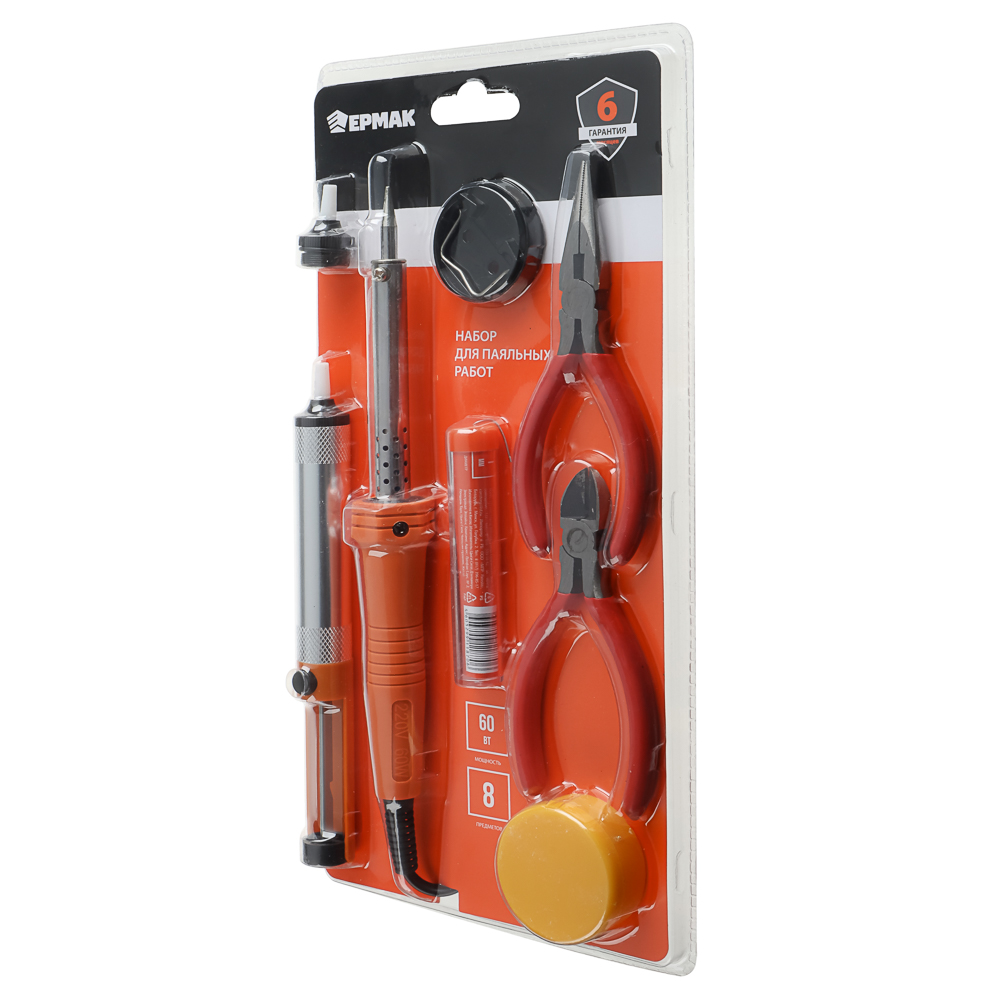 ЕРМАК Набор для паяльных работ, 60W, 8 предметов - #5