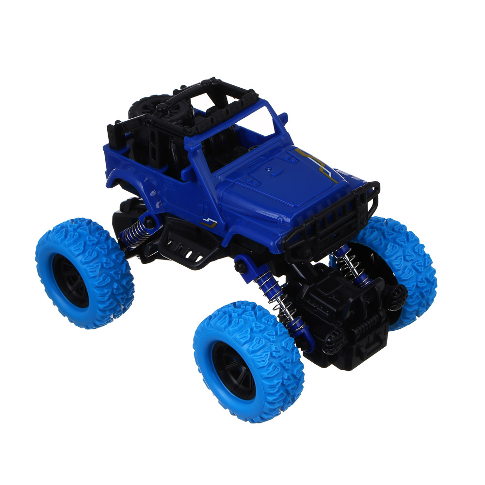 ИГРОЛЕНД Машина "Пустынный багги", инерция, колеса на пружинах, PP, TPR, 14х10х10 см, 4 дизайна - #1