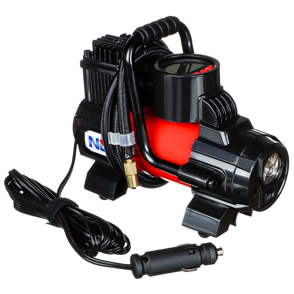 ЕРМАК Компрессор автом, манометр, штекер прикур, LED фонарь, 12 - #1