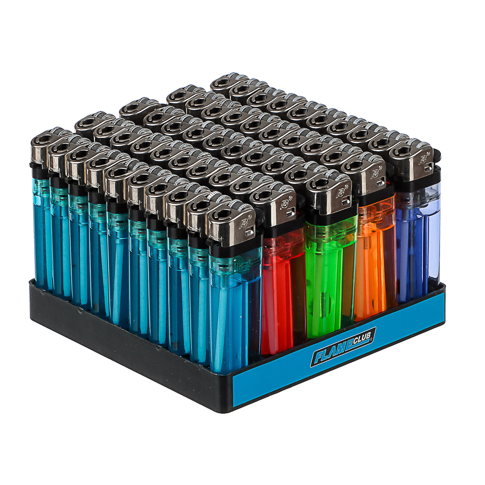 Зажигалка кремниевая тм FLAMECLUB, 8x2x1cм, 5 цветов, серия М-01, арт. 40040 - #2