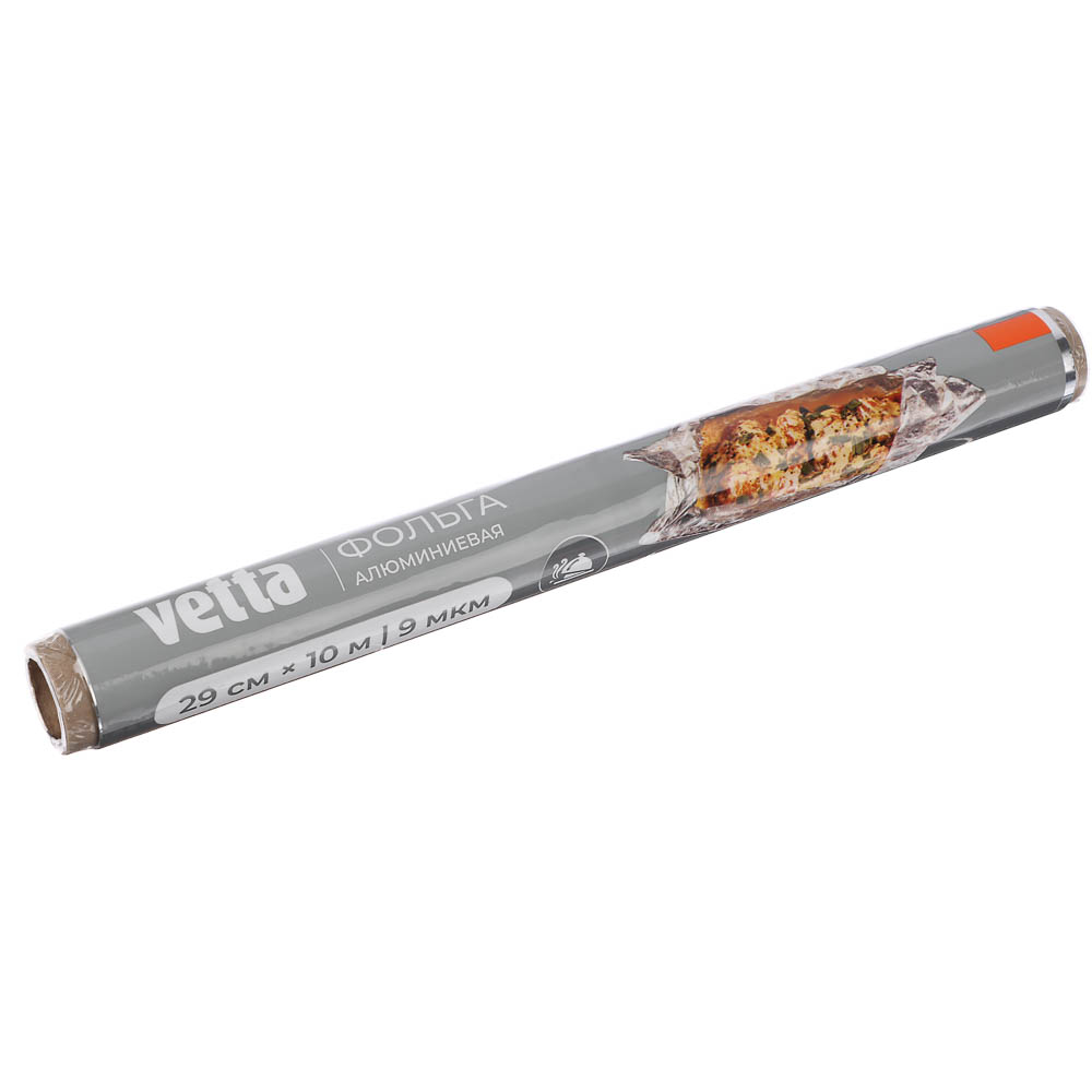 Фольга алюминиевая тм VETTA, 29см х 10м, 9мкм - #1