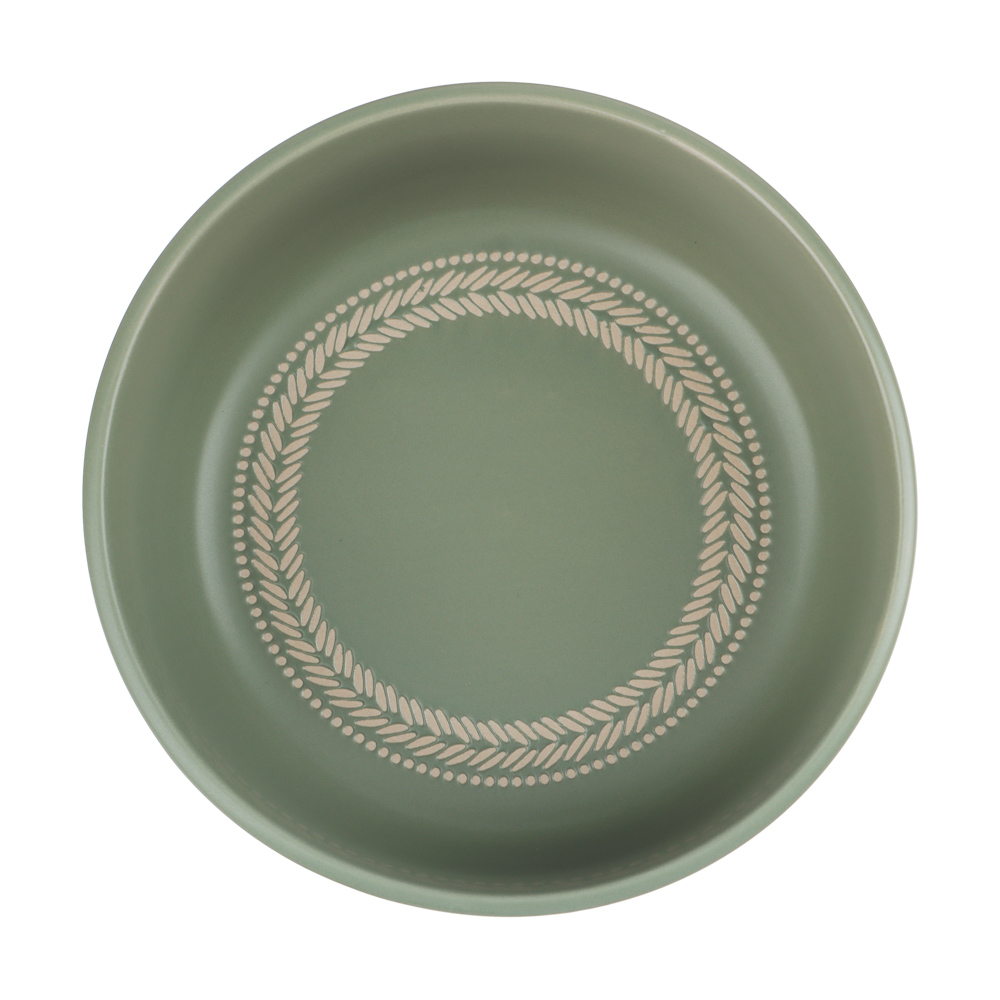 Салатник 15см, тм MILLIMI Треция фисташковый, керамика - #3