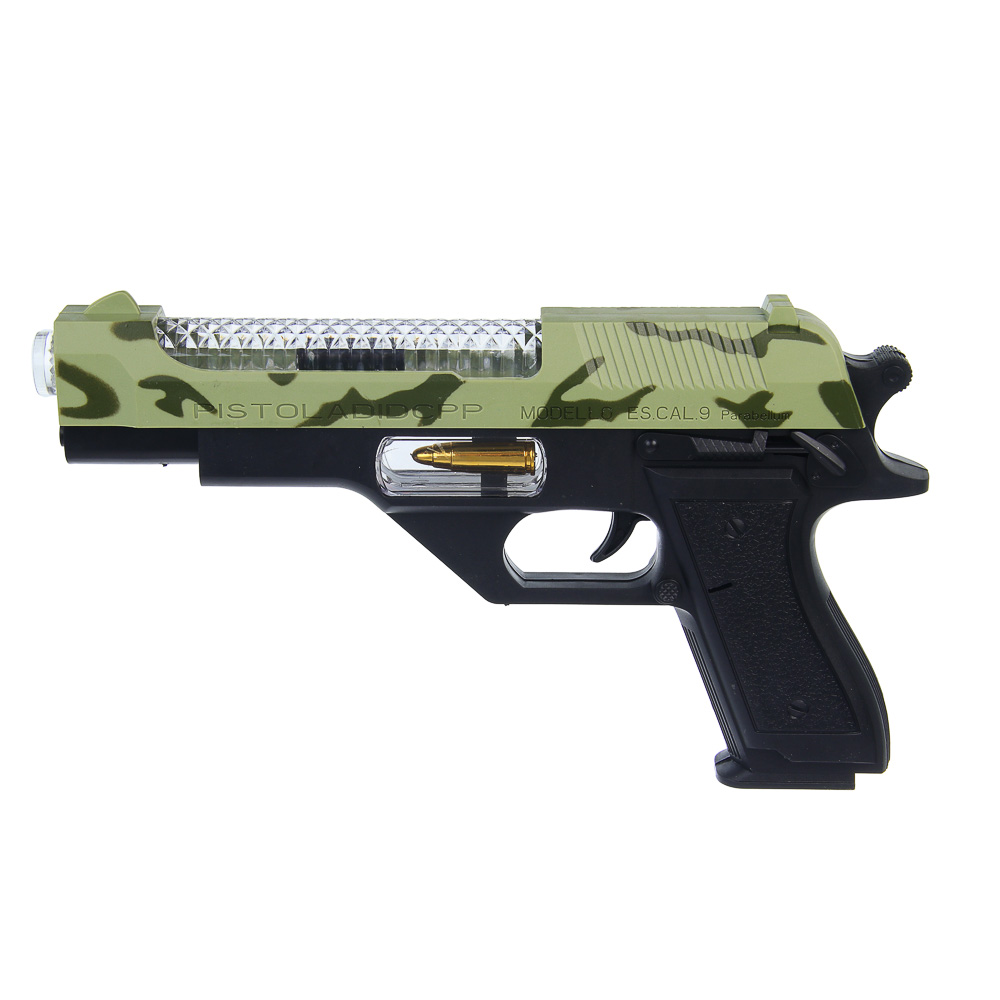 ИГРОЛЕНД Пистолет "Защитник", свет, звук, 3хАА, PP, 24,5x3,5х14,5 см, 3 дизайна - #4