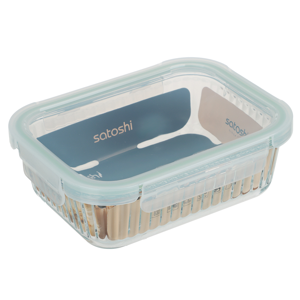 Контейнер жаропрочный тм SATOSHI, стекло, 1040мл, 2 цвета - #8