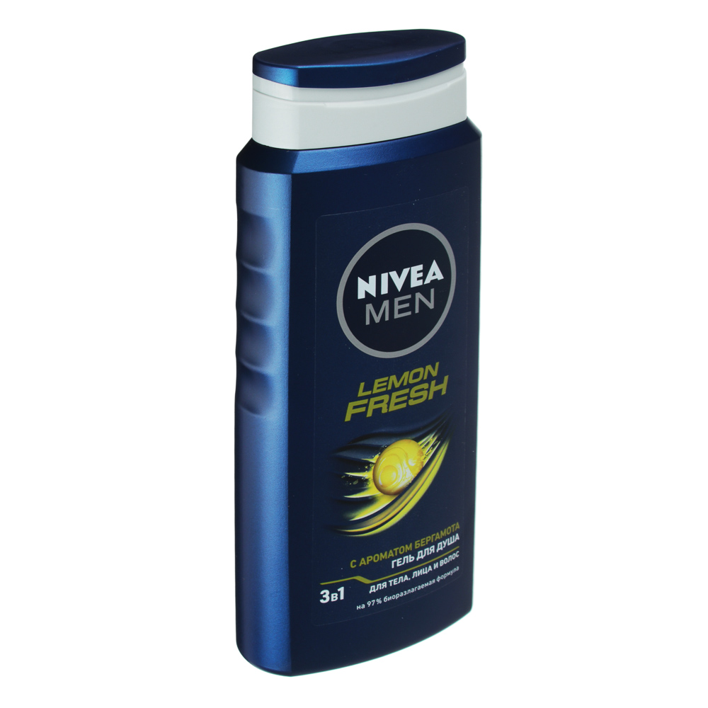 Гель для душа и шампунь NIVEA Men Fresh 3 в 1, 400 мл - #2