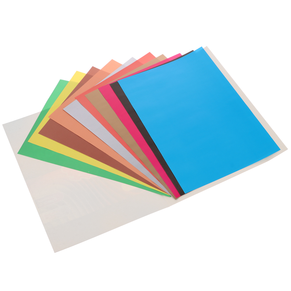 ClipStudio Бумага цветная "Альфа" мелов. бумага, 2-стор., 10л., 19х27,5см, 10цв.(вкл.золот. и сереб) - #2