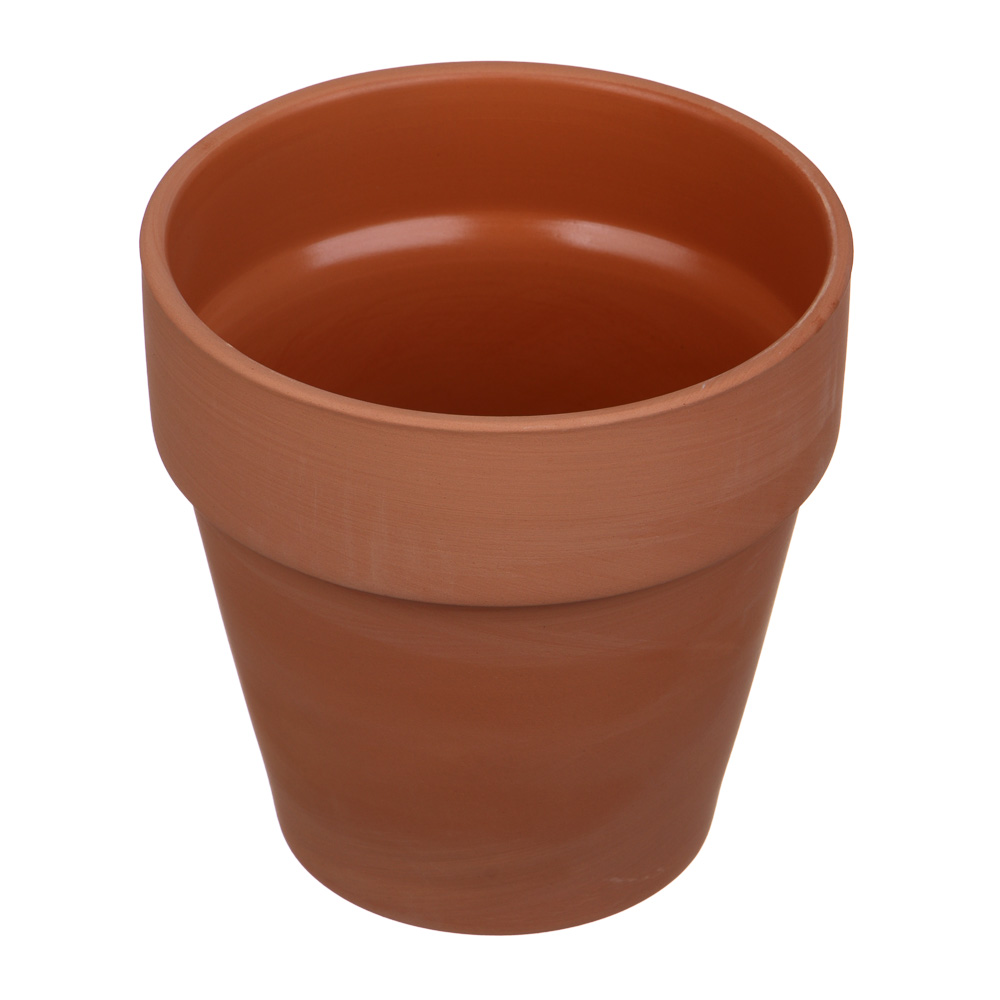 INBLOOM Кашпо13х13см, красная глина - #4