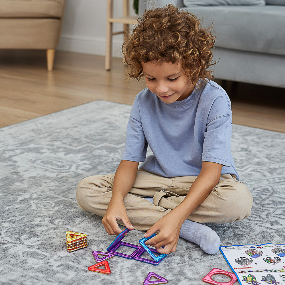 BY Education Конструктор магнитный "Мои первые магниты", 14 деталей, PS ,ABS, 16,5х14,5х6,5см - #9