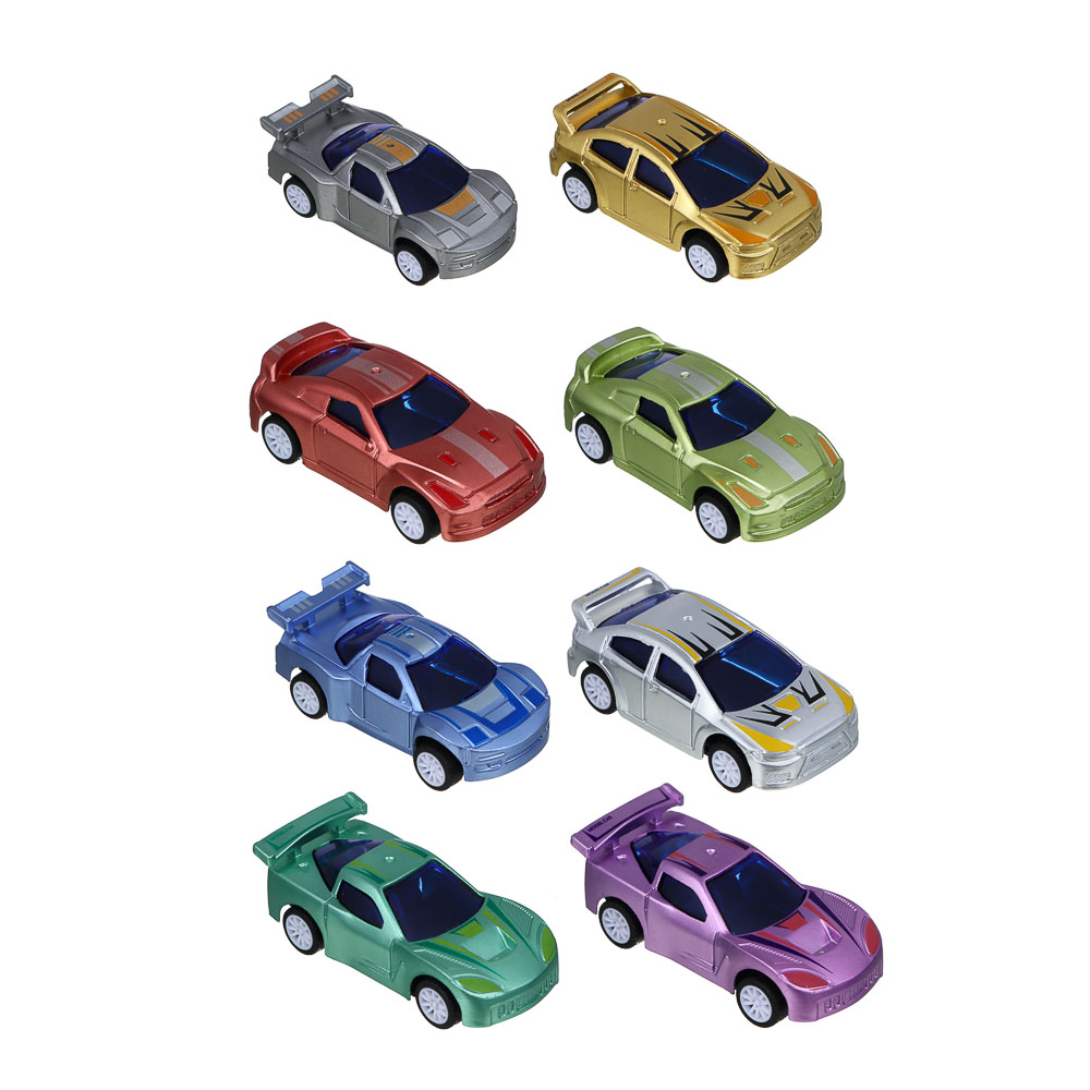 ИГРОЛЕНД Игровой набор "Светофор" с машинками,знаками, инерция,свет, звук, 3хLR44, РР, 22х19х5 см - #3