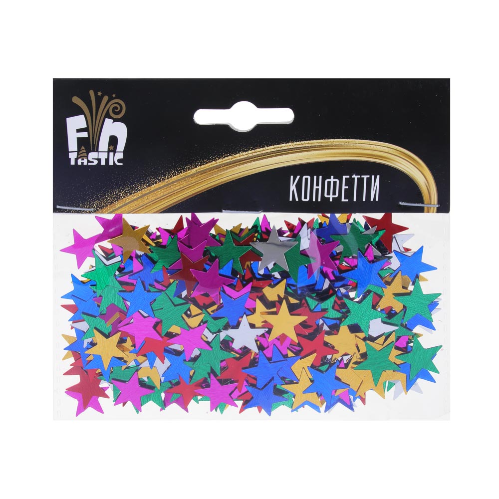 FNtastic Конфетти фольгированные, в форме звезд, 1,5см, 15 г, 4 цвета - #3