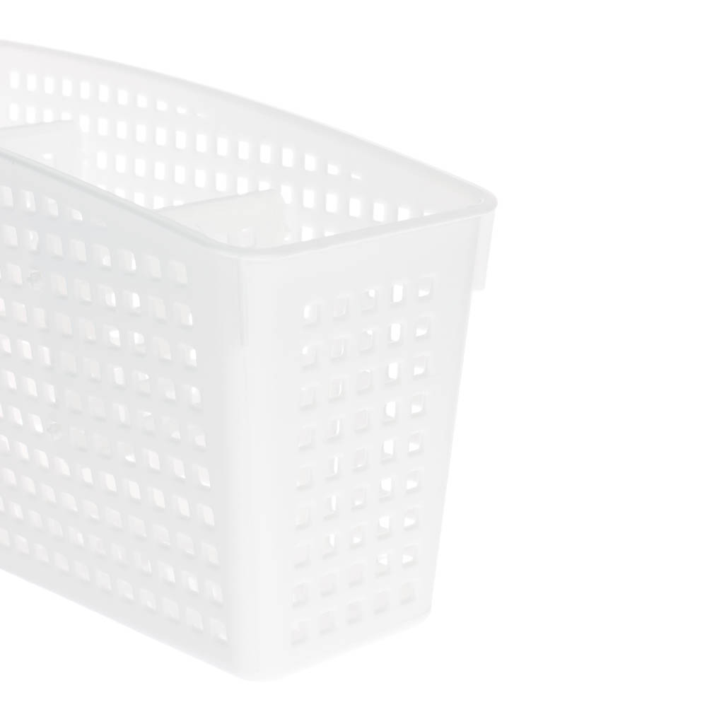 Органайзер Лофт с перегородками 245х95х140 мм белый, серый - #9