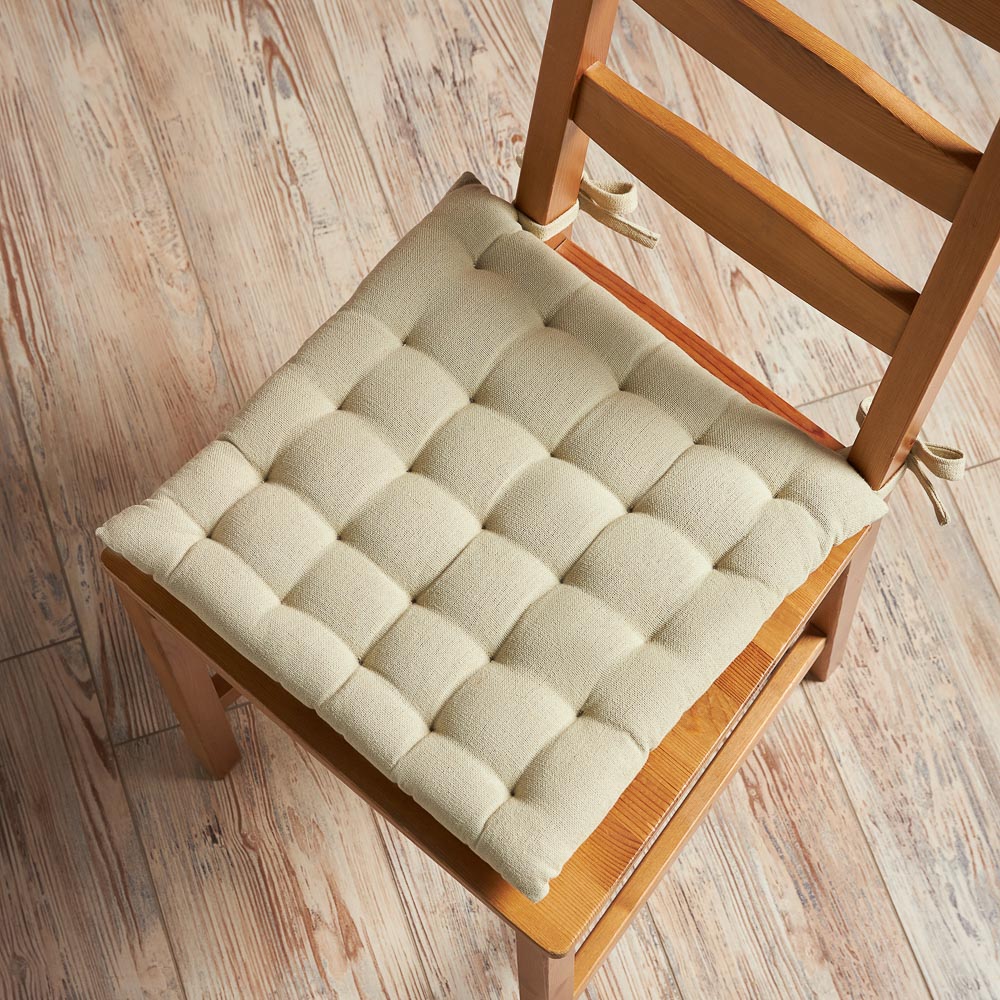 PROVANCE Эвкалипт Подушка на стул, 100% хлопок, 38x38см, зелёный - #7