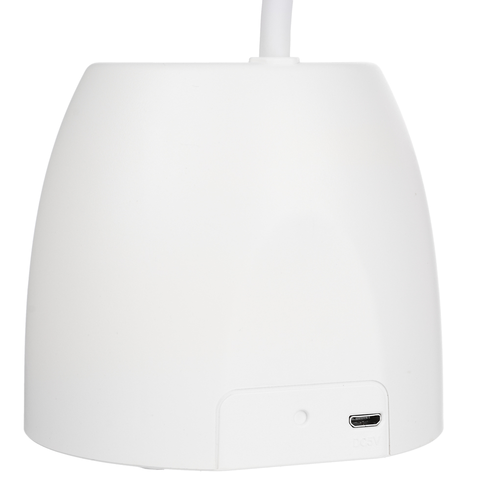 FORZA Лампа настольная, 16 LED, 6W, 600Lm, питание USB, с подставкой, кабель 1.5м, пластик, белая - #8