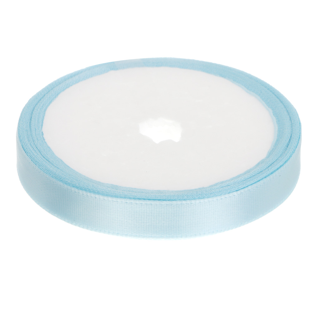 Лента для подарков атласная набор 5 цветов, 1 см x 4,5 м, полиэстер, арт.1 - #2