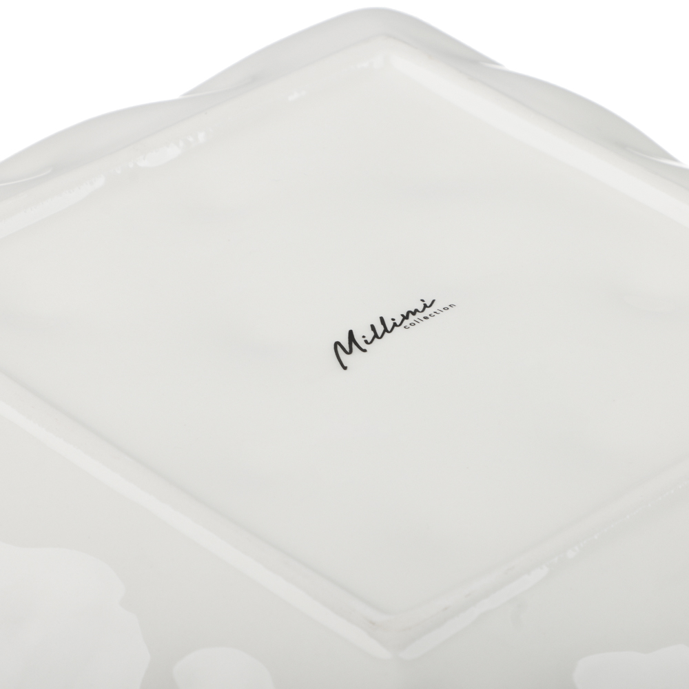 MILLIMI Земляника Блюдо квадратное, 22х22х3см, керамика - #5