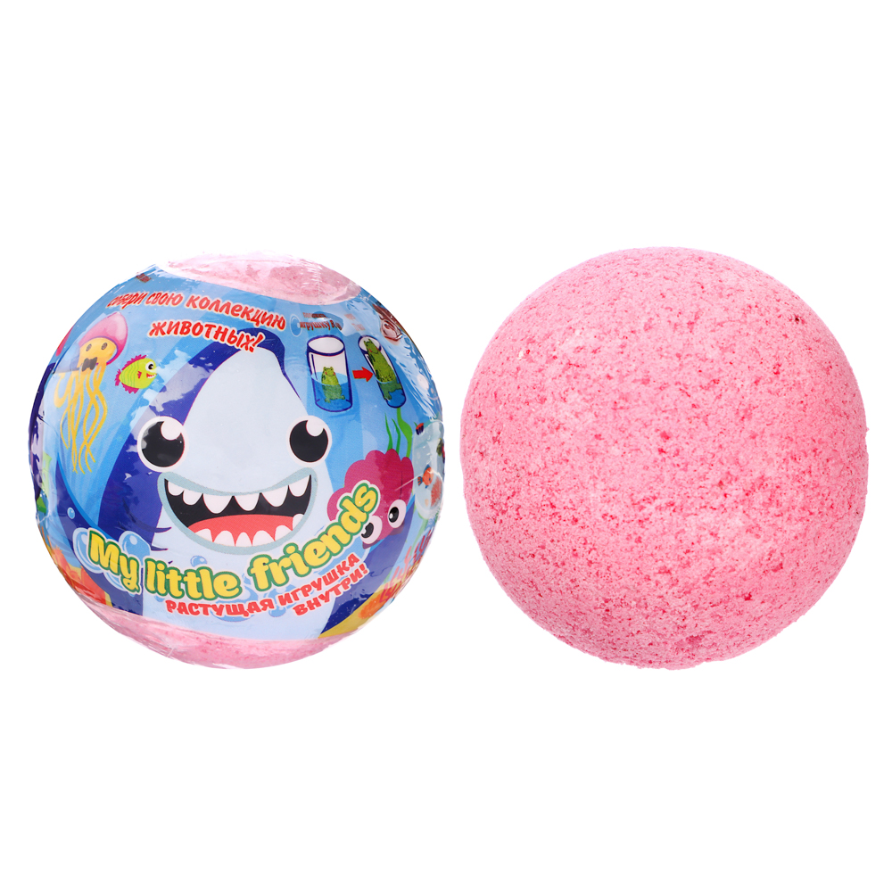 Средство шипучее для ванн My Little friends / Happy Dino с растущей игрушкой, 130г - #3