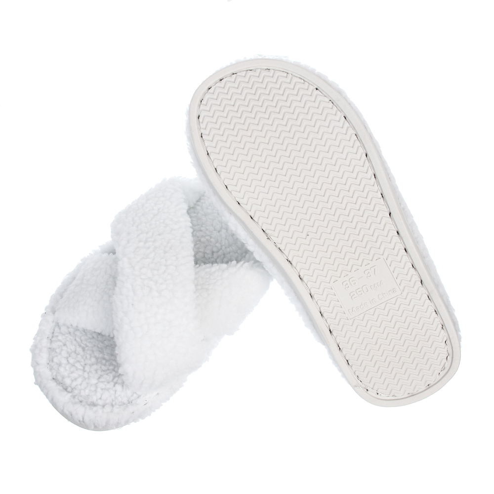 Обувь домашняя женская открытая, размер 36-37, цвет белый, #6 - #5