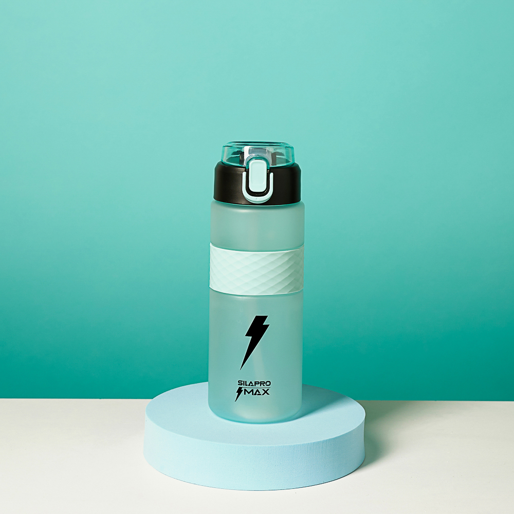 SILAPRO MAX Бутылка спортивная с замком, EGGSHELL BLUE, 700мл, PC - #14