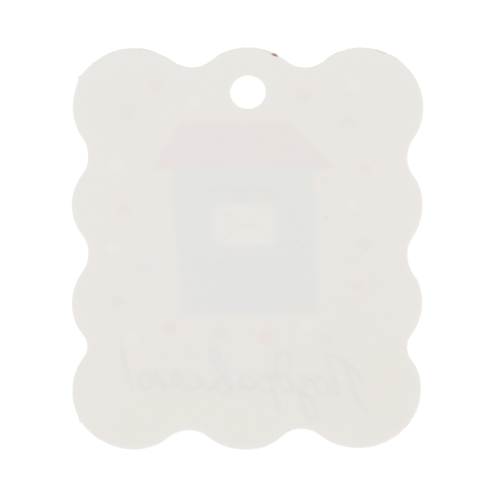 Набор открыток-бирок подарочных, 5 шт, 5 дизайнов, 6x5 см, бумага - #5