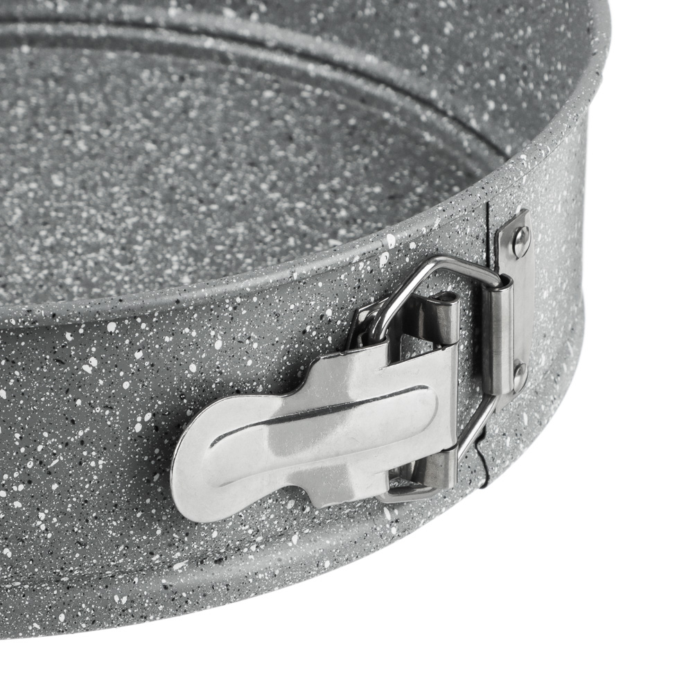 SATOSHI Буко Форма для выпечки круглая разъемная, угл.сталь, 24х6,5см, антиприг. покрытие "Мрамор" - #2