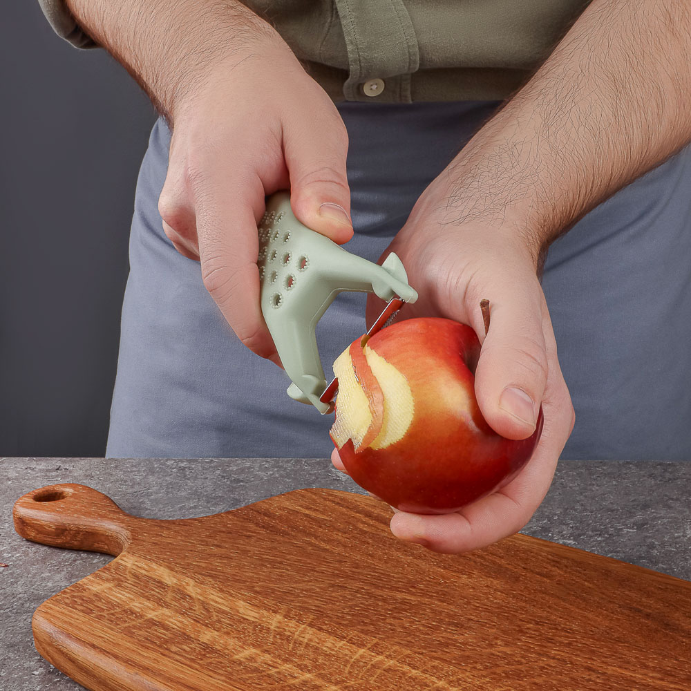 SATOSHI Набор многофункциональных овощечисток 2пр, 5в1, нерж сталь - #8