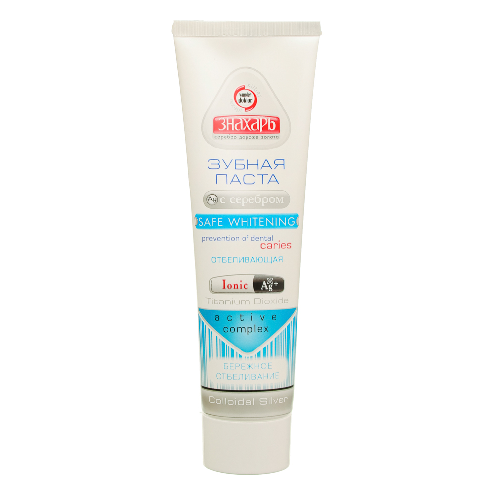 Зубная паста ЗНАХАРЬ Safe Whitening, 100 г - #1