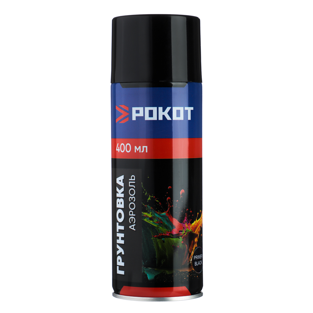 РОКОТ Грунтовка аэрозоль 400мл, черная - #1