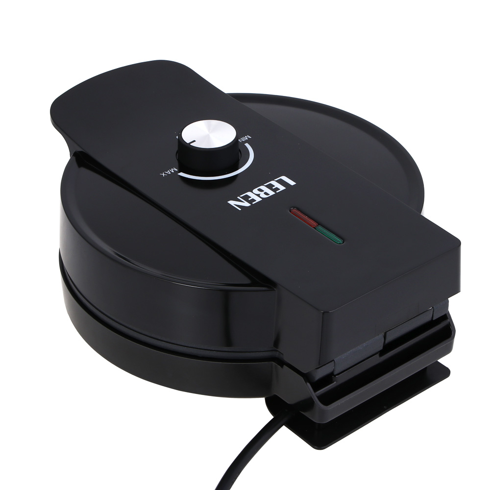 LEBEN Вафельница для бельгийских вафель с регулировкой темп., 1200Вт, d=197мм, 220в - #7