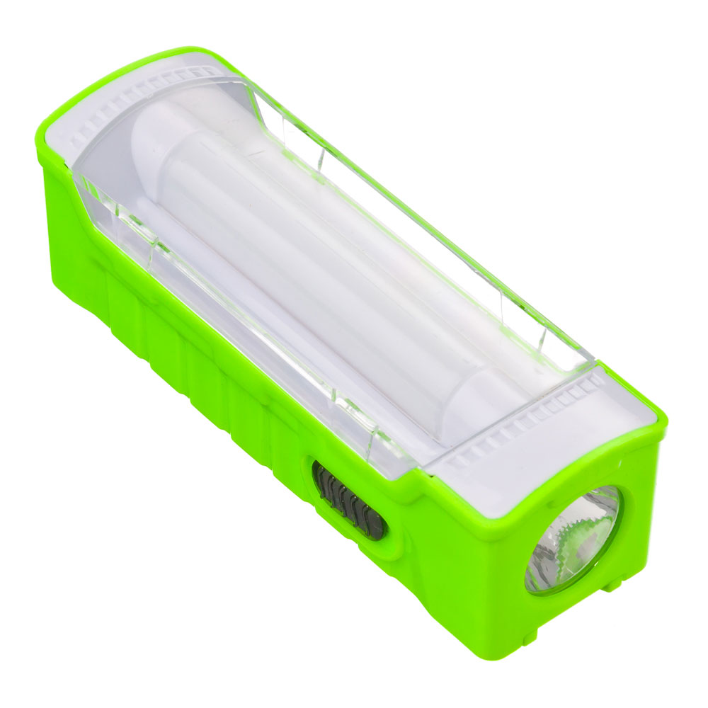 ЧИНГИСХАН Фонарь-светильник 12 SMD + 0,5 Вт LED, адаптер 220В, солнечн. батарея, пластик, 13x4 см - #1