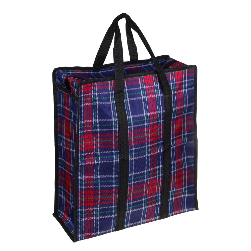 Сумка хозяйственная тм VETTA Шотландка, 35x40x15см, 21л, до 8кг, полипропилен, 3 цвета - #2