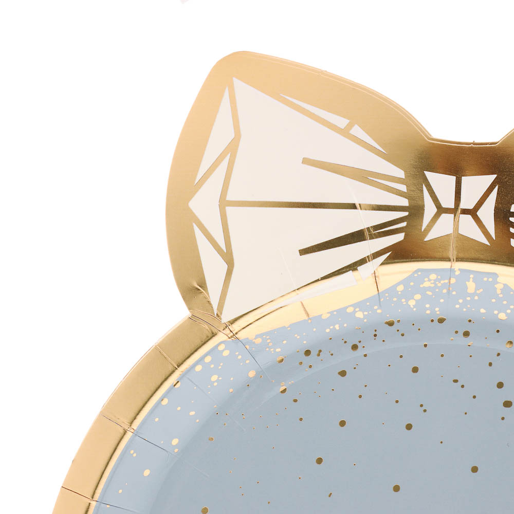 Тарелка фигур Свадьба LUX Peach 6шт, 25см в асс - #4